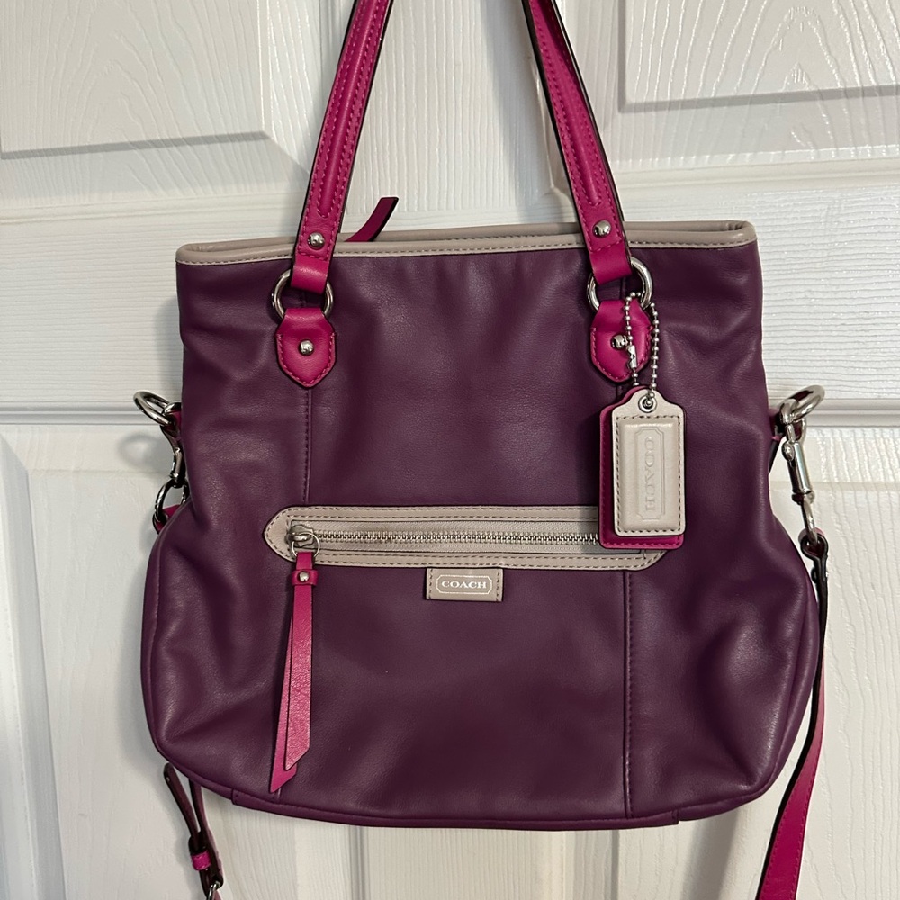 Coach Purple and Pink Women's Bag